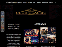 Tablet Screenshot of club-classic.nl